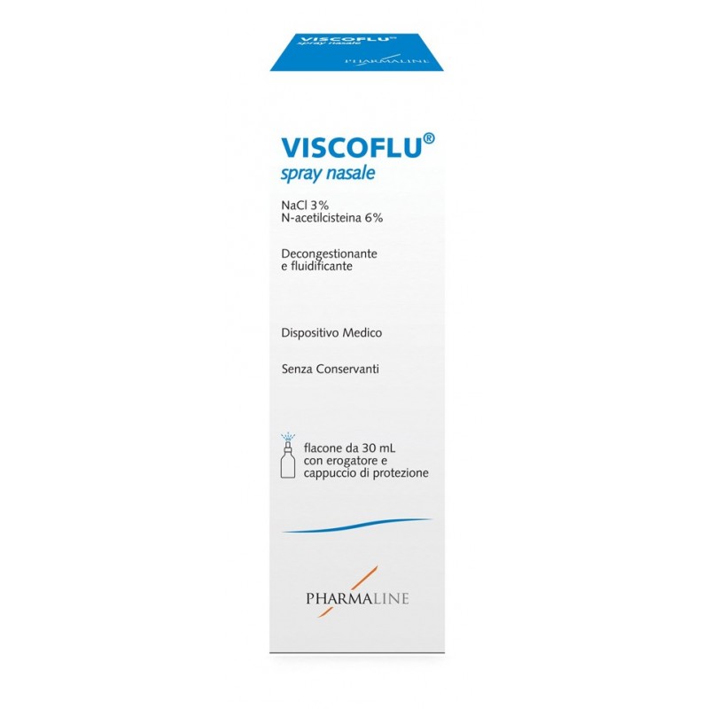 Pharma Line Viscoflu Spray Nasale 30ml - Soluzioni Ipertoniche - 973270390 - Viscoflu - € 12,42