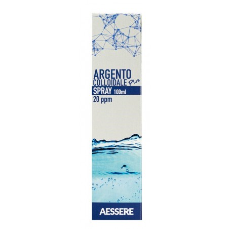 Aessere Argento Colloidale Plus Spray 100 Ml - Trattamenti per pelle sensibile e dermatite - 970297634 - Aessere - € 16,66