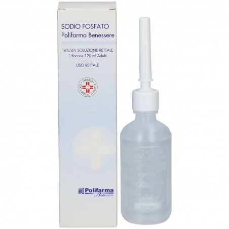 Sodio Fosfato Polifarma Benessere 16%/6% Soluzione Rettale Polifarma Benessere - 1 Sodio Fosfato Polifarma Benessere 16%/6% Soluzione Rettale Polifarma Benessere - 1