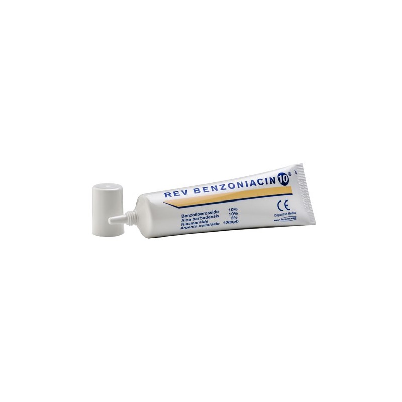 Rev Pharmabio Rev Benzoniacin 10 Crema 30 Ml - Trattamenti per pelle sensibile e dermatite - 980462648 - Rev Pharmabio - € 21,18