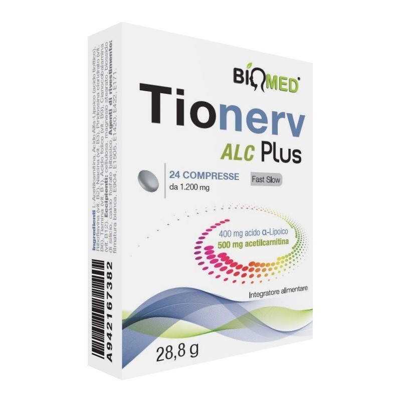 Biomed Tionerv Alc Plus 24 Compresse - Integratori per dolori e infiammazioni - 942167382 - Biomed - € 24,90