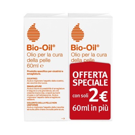 Bio-oil Olio Per La Cura Della Pelle 2 X 60 Ml - Trattamenti anticellulite, antismagliature e rassodanti - 972046864 - Bio-Oi...