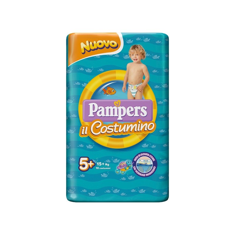 Fater Pampers Costumino Cp 10 Tg 5+ Tg 5+ 10 Pezzi - Pannolini - 975026547 - Pampers - € 8,64