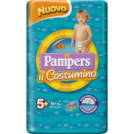Fater Pampers Costumino Cp 10 Tg 5+ Tg 5+ 10 Pezzi - Pannolini - 975026547 - Pampers - € 8,64