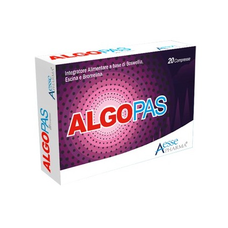 Aesse Pharma S Algopas 20 Compresse - Integratori per dolori e infiammazioni - 973923663 - Aesse Pharma S - € 15,01