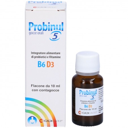 Probinul 5 Integratore Probiotici Vitamine Gocce Orali 10ml Ca. Di. Group - 2 Probinul 5 Integratore Probiotici Vitamine Gocce Orali 10ml Ca. Di. Group - 2