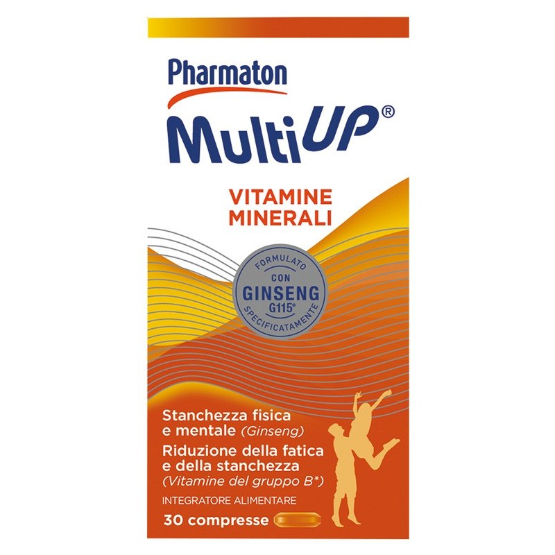 Pharmaton Multiup Integratore Per Recuperare Energie 30 Compresse - Integratori per concentrazione e memoria - 944086949 - Ph...