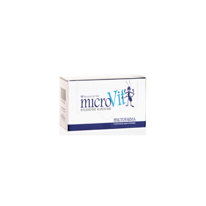 Microfarma Microvit 10 Flaconcini Da 10 Ml - Vitamine e sali minerali - 933511305 - Microfarma - € 16,91