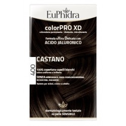 Zeta Farmaceutici Euphidra Colorpro Xd 400 Castano Gel Colorante Capelli In Flacone + Attivante + Balsamo + Guanti - Tinte e ...