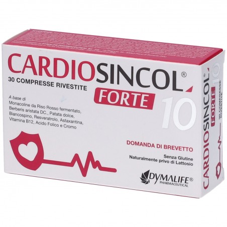 Dymalife Pharmaceutical Cardiosincol 10 Forte 30 Compresse Rivestite Dymalife Pharmaceutical - 1 Dymalife Pharmaceutical Cardiosincol 10 Forte 30 Compresse Rivestite Dymalife Pharmaceutical - 1