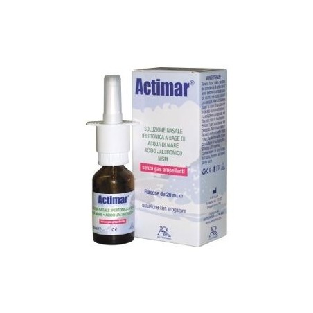 Uriach Italy Actimar Soluzione Nasale Spray Salina 3% Con Acido Ialuronico + Msm 20 Ml Con Erogatore - Soluzioni Ipertoniche ...