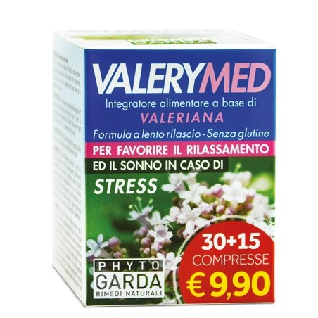 Phyto Garda Valerymed Rilascio Prolungato 30 + 15 Compresse - Integratori per umore, anti stress e sonno - 974505861 - Phyto ...