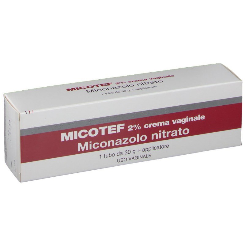Micotef Crema Vaginale Antimicotica Con Miconazolo 30 g Micotef - 1