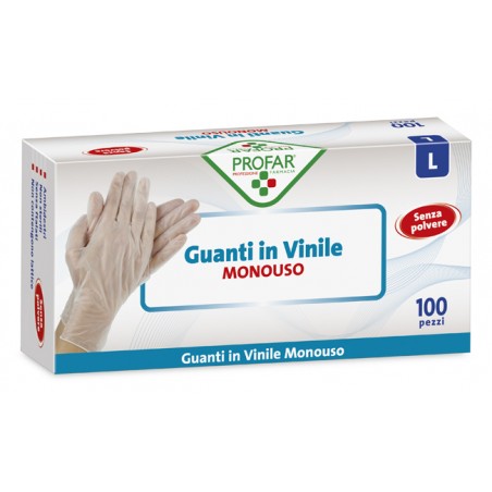 Federfarma. Co Profar Guanto In Vinile Senza Polvere L 100 Pezzi Federfarma. Co - 1 Federfarma. Co Profar Guanto In Vinile Senza Polvere L 100 Pezzi Federfarma. Co - 1