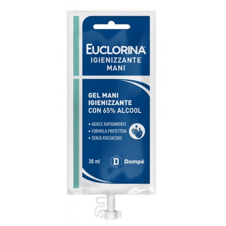 Dompe' Farmaceutici Euclorina Gel Mani Igienizzante 30 Ml - Creme mani - 980552133 - Euclorina - € 1,65