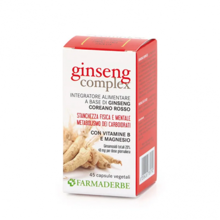 Farmaderbe Ginseng Complex 45 Capsule Farmaderbe - 1 Farmaderbe Ginseng Complex 45 Capsule Farmaderbe - 1