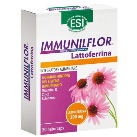 Esi Immunilflor Lattoferrina 20 Naturcaps Esi - 1 Esi Immunilflor Lattoferrina 20 Naturcaps Esi - 1