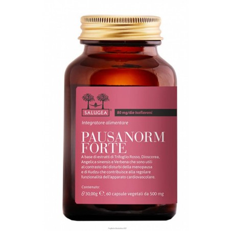 Salugea Pausanorm Forte 60 Capsule - Integratori per ciclo mestruale e menopausa - 975867767 - Salugea - € 35,35