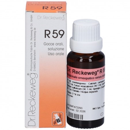 RECKEWEG R59 GOCCE 22 ML - 1 RECKEWEG R59 GOCCE 22 ML - 1