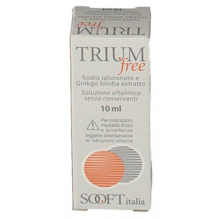 Sooft Italia Trium Free Gocce Oculari 10 Ml - Colliri omeopatici - 971528171 - Sooft Italia - € 15,94