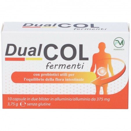 Piemme Pharmatech Italia Dualcol Fermenti 10 Capsule Piemme Pharmatech - 1 Piemme Pharmatech Italia Dualcol Fermenti 10 Capsule Piemme Pharmatech - 1