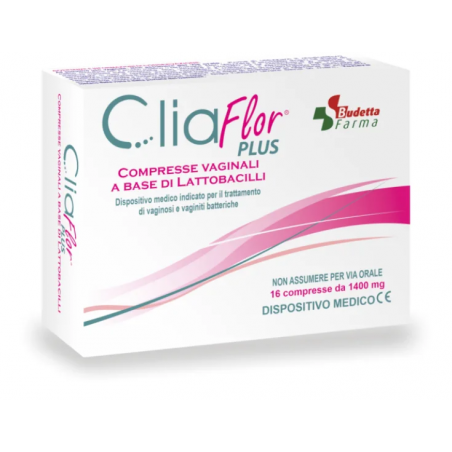 Cliaflor Plus 16 Compresse Vaginali Budetta Farma - 1 Cliaflor Plus 16 Compresse Vaginali Budetta Farma - 1