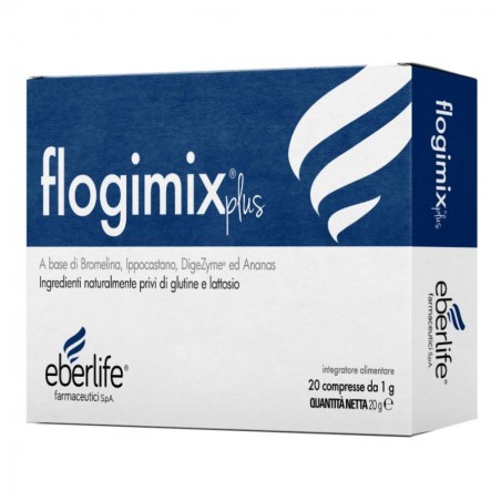 Flogimix Plus Integratore Antinfiammatorio 20 Compresse Eberlife Farmaceutici - 1 Flogimix Plus Integratore Antinfiammatorio 20 Compresse Eberlife Farmaceutici - 1