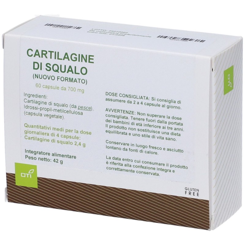 Oti Cartilagine Di Squalo Supporto Articolazioni 60 Capsule Oti - 1