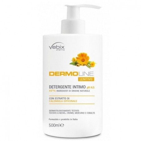 Vebix Dermoline Calendula Detergente Intimo Lenitivo 500 Ml Vebix - 1 Vebix Dermoline Calendula Detergente Intimo Lenitivo 500 Ml Vebix - 1