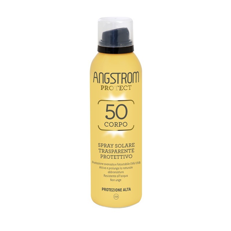 Angstrom Protect SPF 50 Spray Solare Corpo Trasparente 150 Ml - Solari corpo - 975488014 - Angstrom - € 12,44