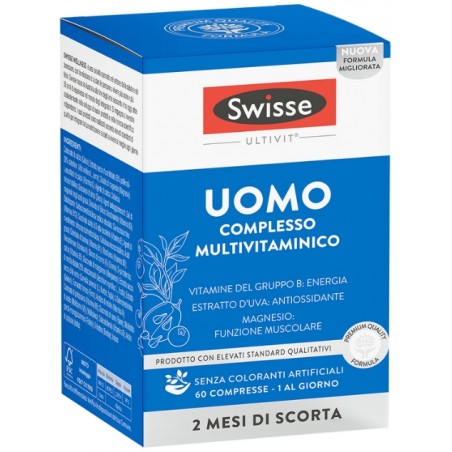 Swisse Multivitaminico Uomo 60 Capsule Swisse - 3 Swisse Multivitaminico Uomo 60 Capsule Swisse - 3