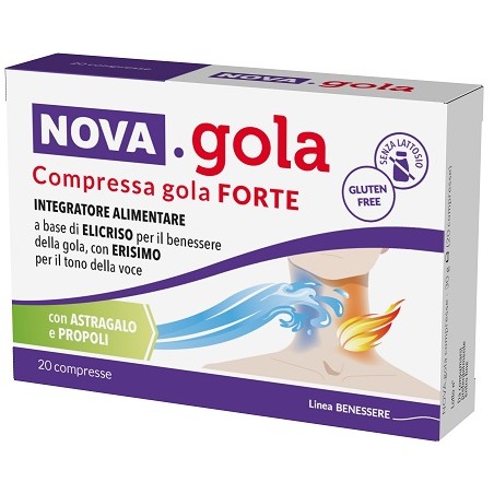 Nova Argentia Ind. Farm Nova Gola Forte 20 Compresse Nova Argentia Ind. Farm - 1 Nova Argentia Ind. Farm Nova Gola Forte 20 Compresse Nova Argentia Ind. Farm - 1