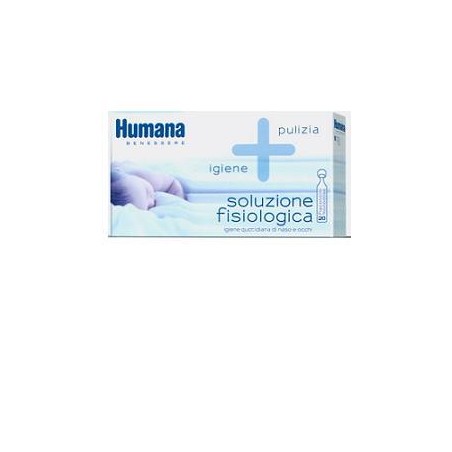 Humana Italia Humana Soluzione Fisiologica Monodose, 20 Flaconcini Da 5ml Humana - 1 Humana Italia Humana Soluzione Fisiologica Monodose, 20 Flaconcini Da 5ml Humana - 1