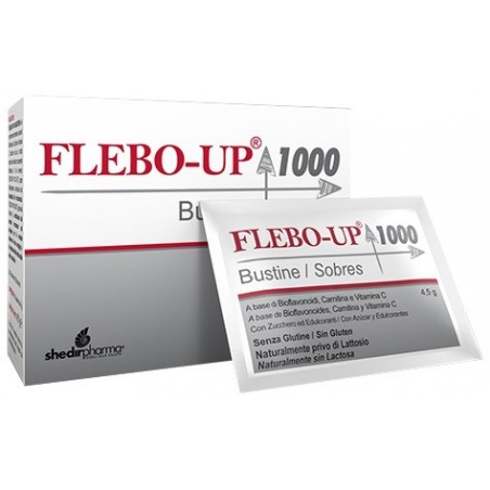 Flebo-Up 1000 Per La Funzionalità Del Microcircolo 18 Bustine - Integratori per dimagrire ed accelerare metabolismo - 9308616...