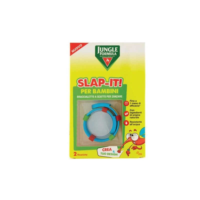 Perrigo Italia Jungle Formula Slap-it Braccialetto Anti-zanzare Per Bambini+ 2 Ricariche Jungle Formula - 1