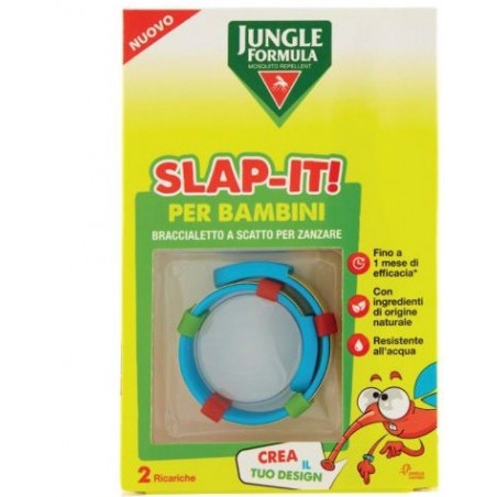 Perrigo Italia Jungle Formula Slap-it Braccialetto Anti-zanzare Per Bambini+ 2 Ricariche Jungle Formula - 1
