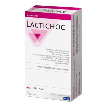 Biocure Lactichoc 20 Capsule Biocure - 1 Biocure Lactichoc 20 Capsule Biocure - 1