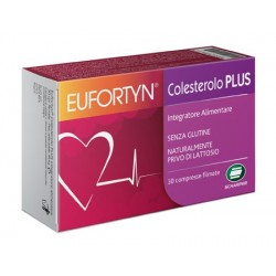 Eufortyn Plus Vitalità e Controllo del Colesterolo 30 Compresse - Integratori per il cuore e colesterolo - 979043104 - Eufort...