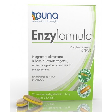 Guna Enzyformula Integratore Per La Digestione 20 Compresse Guna - 1 Guna Enzyformula Integratore Per La Digestione 20 Compresse Guna - 1