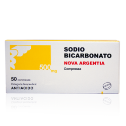 Nova Argentia Ind. Farm Sodio Bicarbonato Nova Argentia 500 Mg Compresse - Farmaci per bruciore e acidità di stomaco - 030580...