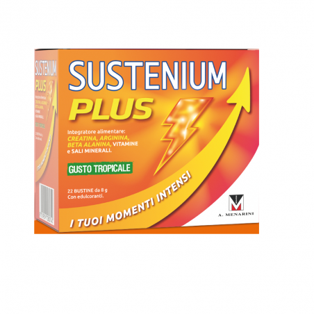 Sustenium Plus Integratore Energizzante Gusto Tropicale 22 Bustine Sustenium - 1 Sustenium Plus Integratore Energizzante Gusto Tropicale 22 Bustine Sustenium - 1