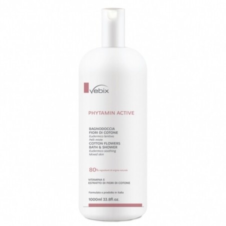 Vebix Phytamin Bagnodoccia Fiori Di Cotone Eudermico Lenitivo 1 litro Vebix - 1 Vebix Phytamin Bagnodoccia Fiori Di Cotone Eudermico Lenitivo 1 litro Vebix - 1