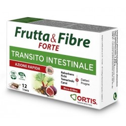 Ortis Laboratoires Pgmbh Frutta & Fibre Forte 12 Cubetti - Integratori per regolarità intestinale e stitichezza - 976203974 -...
