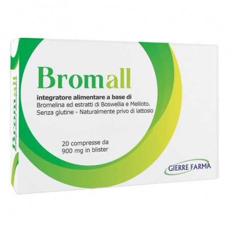 Bromall Supporto Articolare 20 compresse - 1 Bromall Supporto Articolare 20 compresse - 1