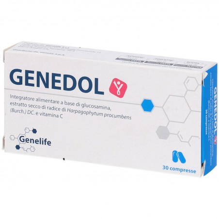 Genedol Integratore Glucosamina Harpagophytum 30 Compresse - 1 Genedol Integratore Glucosamina Harpagophytum 30 Compresse - 1