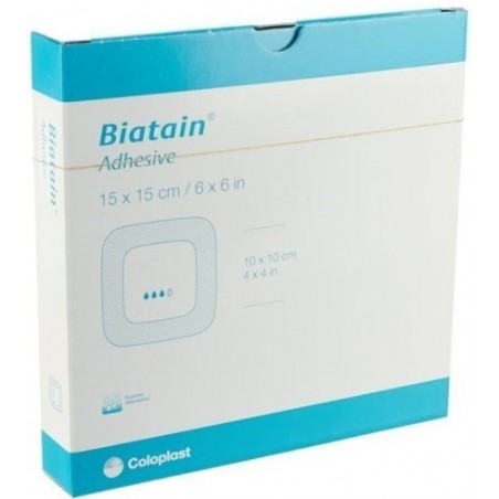 Coloplast Medicazione Biatain In Schiuma Di Poliuretano Con Idrocolloide E Bordo Adesivo 15x15 Cm 5 Pezzi Coloplast - 1 Coloplast Medicazione Biatain In Schiuma Di Poliuretano Con Idrocolloide E Bordo Adesivo 15x15 Cm 5 Pezzi Coloplast - 1