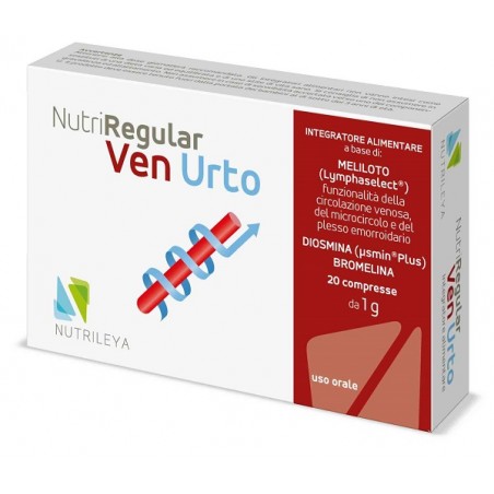 Nutrileya Nutriregular Ven Urto 20 Compresse Nutrileya - 1 Nutrileya Nutriregular Ven Urto 20 Compresse Nutrileya - 1