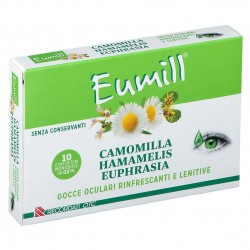 Eumill Gocce Oculari Rinfrescanti Alla Camomilla 10 Flaconcini - Colliri omeopatici - 906175827 - Eumill - € 4,94
