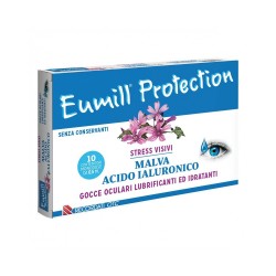 Eumill Protection Gocce Oculari Malva E Acido Ialuronico 10 Flaconcini - Colliri omeopatici - 905351387 - Eumill - € 6,90
