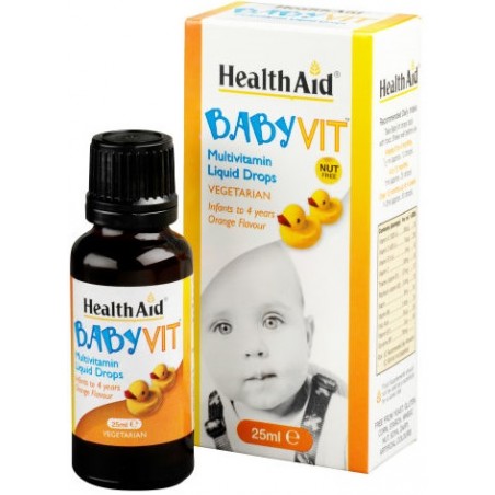 Healthaid Italia Babyvit Multivit 25 Ml 1 Pezzo Healthaid Italia - 1 Healthaid Italia Babyvit Multivit 25 Ml 1 Pezzo Healthaid Italia - 1